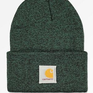 Carhartt dark green and black beanie